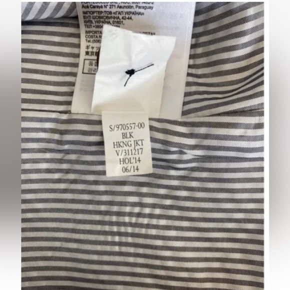 Banana Republic Equestrian Jacket Blazer Womens Sz 8 Petite NEW Black - Picture 9 of 12